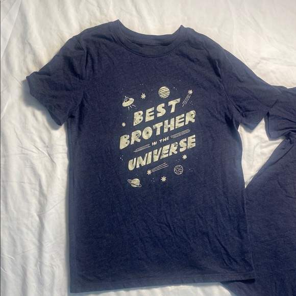 Cat & Jack Bundle Kids Navy Blue Graphic T-Shirts Size  L (12/14) - Picture 2 of 6